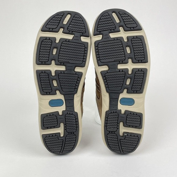 Hush Puppies Men 5 / Women 7 Hytest Brown Casual Oxford Steel Toe Work Shoes - Picture 11 of 12